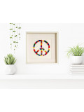 Andrea Van Der Hoeven, Peace and meeples, painting - Artalistic online contemporary art buying and selling gallery