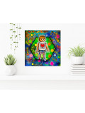 Priscilla Vettese, Hex Haring X Playmo, painting - Artalistic online contemporary art buying and selling gallery