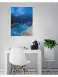 Marianne Quinzin, Living blue 2, painting - Artalistic online contemporary art buying and selling gallery