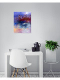 Marianne Quinzin, Rouge sur les rochers, painting - Artalistic online contemporary art buying and selling gallery