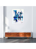 Mimine, Exaltation bleue, painting - Artalistic online contemporary art buying and selling gallery