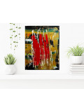 Karl Lagasse, Bella Red, painting - Artalistic online contemporary art buying and selling gallery