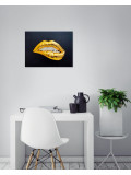 Sagrasse, Wall lips mmmh, painting - Artalistic online contemporary art buying and selling gallery
