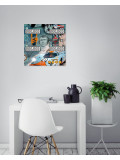 Lascaz, Pinball Boy, painting - Artalistic online contemporary art buying and selling gallery
