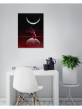 Mileg, Entre ombre et lumière sur mon rayon de lune, painting - Artalistic online contemporary art buying and selling gallery