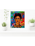 Priscilla Vettese, Icon Frida K, painting - Artalistic online contemporary art buying and selling gallery