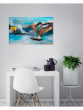 Forg, Bateau rivage, painting - Artalistic online contemporary art buying and selling gallery