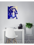 Sela, Blue 1, painting - Artalistic online contemporary art buying and selling gallery