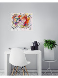 Âme Sauvage, Le dauphin bleu, painting - Artalistic online contemporary art buying and selling gallery