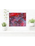 Annemarie Laffont, organic red, painting - Artalistic online contemporary art buying and selling gallery