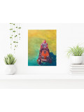 Simon Rémy, Dad vs Gras, painting - Artalistic online contemporary art buying and selling gallery