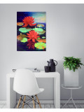 Françoise Augustine, Lotus, painting - Artalistic online contemporary art buying and selling gallery