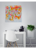 Âme Sauvage, la joie dans la tête, painting - Artalistic online contemporary art buying and selling gallery