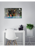 Anne Robin, A view from Brooklyn, painting - Artalistic online contemporary art buying and selling gallery