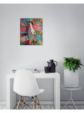 Spaco, Klimt girl, painting - Artalistic online contemporary art buying and selling gallery