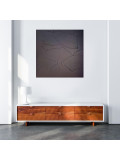Sandrine Hartmann, Monochrome noir, painting - Artalistic online contemporary art buying and selling gallery