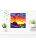 Oxypoint, Blazing Sky, painting - Artalistic online contemporary art buying and selling gallery