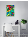 Annemarie Laffont, Ara mix, painting - Artalistic online contemporary art buying and selling gallery