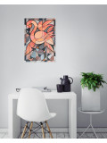 Annemarie Laffont, Flamingo, painting - Artalistic online contemporary art buying and selling gallery