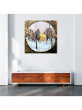 Anne Robin, Entre les tours, painting - Artalistic online contemporary art buying and selling gallery