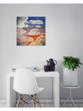 Anne Robin, L'instant du crépuscule, painting - Artalistic online contemporary art buying and selling gallery