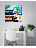 Patrick Cornée, Snoopy loves the party and Porsches, painting - Artalistic online contemporary art buying and selling gallery
