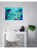 Patrick Brière, Et au milieu coule une rivière, painting - Artalistic online contemporary art buying and selling gallery