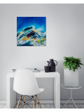 Helena Monniello, Grand bleu, painting - Artalistic online contemporary art buying and selling gallery