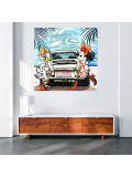 Patrick Cornée, Minnie Mouse and Daisy Duck, painting - Artalistic online contemporary art buying and selling gallery