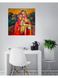 Renata Isin, Golden sky, painting - Artalistic online contemporary art buying and selling gallery