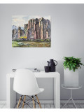 Chen Weinan, Pu Jiang cliff, painting - Artalistic online contemporary art buying and selling gallery