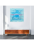 Sandrine Hartmann, Les mots bleus, painting - Artalistic online contemporary art buying and selling gallery