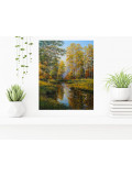 Oleg Riabchuk, When summer meets Autumn, painting - Artalistic online contemporary art buying and selling gallery