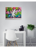 Aiiroh, La Linea, painting - Artalistic online contemporary art buying and selling gallery