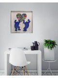 Shelby, Tribute to Keith Haring, painting - Artalistic online contemporary art buying and selling gallery