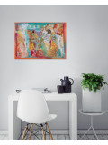 Helena Monniello, Sous le ciel de Paris, painting - Artalistic online contemporary art buying and selling gallery