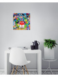 PVettese, Labubu X Campbell Soup Murakami, painting - Artalistic online contemporary art buying and selling gallery