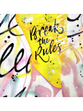 Patrick Cornee, Kate Moss, break the rules, Painting - Artalistic online contemporary art buying and selling gallery