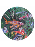Anne-violette Goy, Poisson rond 1, Painting - Artalistic online contemporary art buying and selling gallery