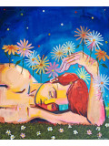 Sebastián, Pendant que tu dormais, Painting - Artalistic online contemporary art buying and selling gallery