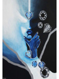 Aurélie Goarzin, La fille aux diamants, Painting - Artalistic online contemporary art buying and selling gallery