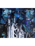 Nathalie Lemaitre, Iron Bridge, painting - Artalistic online contemporary art buying and selling gallery