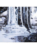 Nathalie Lemaitre, Iron Bridge, painting - Artalistic online contemporary art buying and selling gallery