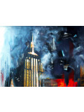 Nathalie Lemaitre, Batman circus, painting - Artalistic online contemporary art buying and selling gallery