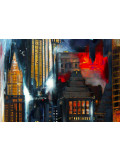 Nathalie Lemaitre, Batman circus, painting - Artalistic online contemporary art buying and selling gallery