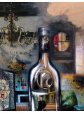 Nathalie Lemaitre, La ville suspendue, painting - Artalistic online contemporary art buying and selling gallery