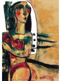 Laven Chegeni, Femme#5, painting - Artalistic online contemporary art buying and selling gallery