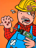 Ewen Gur, Don't try this at home, painting - Artalistic online contemporary art buying and selling gallery