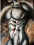 Françoise Augustine, Crixus, painting - Artalistic online contemporary art buying and selling gallery