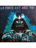 Comize, La force est avec toi, Dark Vador, painting - Artalistic online contemporary art buying and selling gallery
